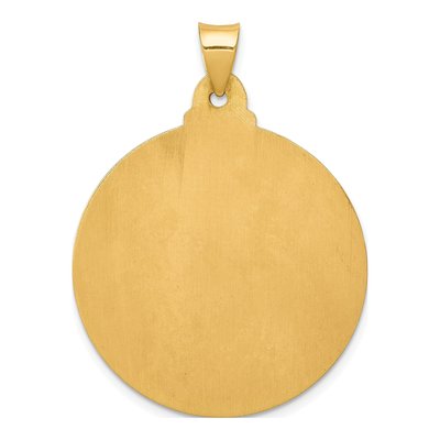 14K Yellow Gold Face of Jesus Medal Pendant – view 5