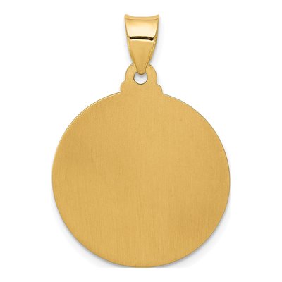 14K Yellow Gold Face of Jesus Medal Pendant – view 5