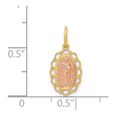 14K Two-Tone Gold Our of Guadalupe Pendant – view 4