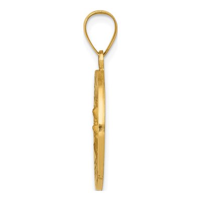 14K Yellow Gold Our of Perpetual Help Medal Pendant – view 3