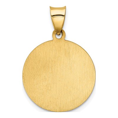 14K Yellow Gold Our of Sorrows Medal Pendant – view 5