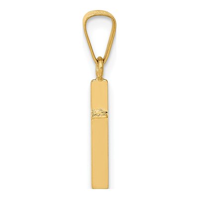 14K Yellow Gold Cross Pendant – view 3