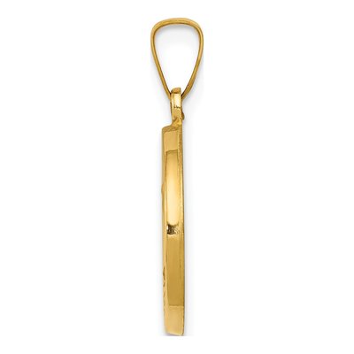 14K Yellow Gold St Andrew Medal Pendant – view 3