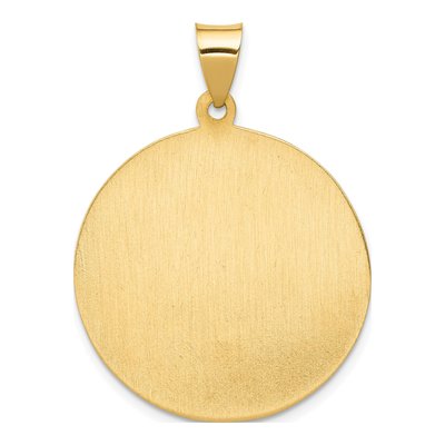 14K Yellow Gold St Anthony Medal Pendant – view 5