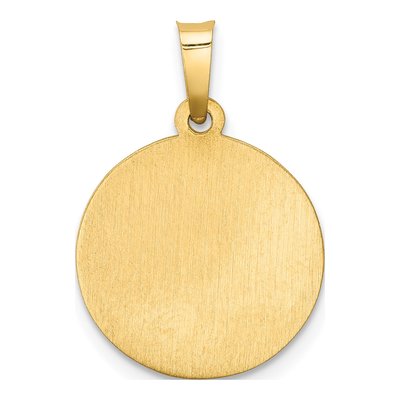 14K Yellow Gold St Christopher Medal Pendant – view 5