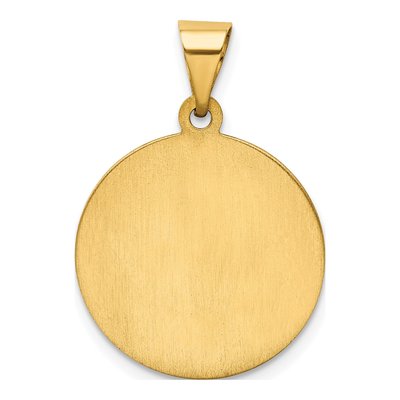 14K Yellow Gold St Christopher Medal Pendant – view 5
