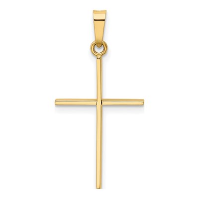 14K Yellow Gold Cross Pendant – view 5
