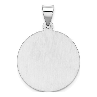 14K White Gold Saint Christopher Medal Pendant – view 5