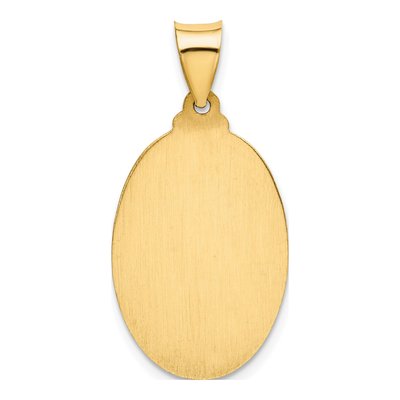 14K Yellow Gold St Christopher Medal Pendant – view 5