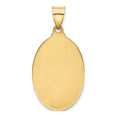14K Yellow Gold St Christopher Medal Pendant – view 5