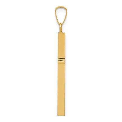 14K Yellow Gold Cross Pendant – view 3