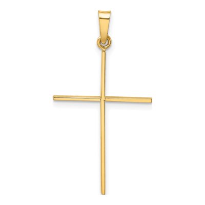14K Yellow Gold Cross Pendant – view 5