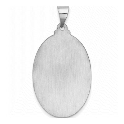 14K White Gold Saint Christopher Medal Pendant – view 5