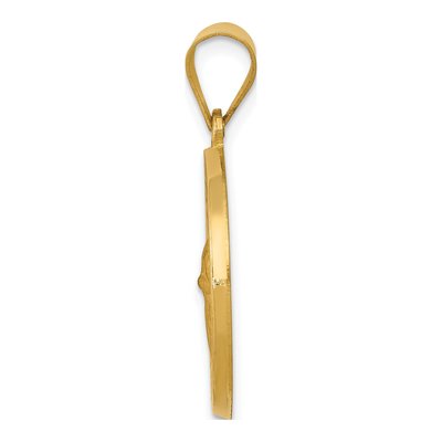 14K Yellow Gold Saint Gerard Medal Pendant – view 3
