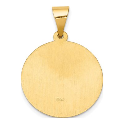 14K Yellow Gold Saint Gerard Medal Pendant – view 5