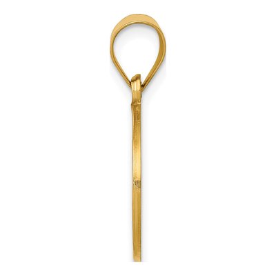 14K Yellow Gold St John Baptist Medal Pendant – view 3