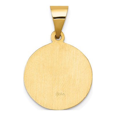 14K Yellow Gold St John Baptist Medal Pendant – view 5