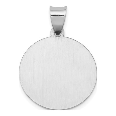 14K White Gold St Joseph Medal Pendant – view 5