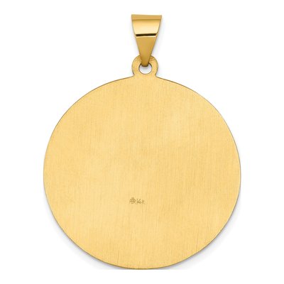 14K Yellow Gold St Joseph Medal Pendant – view 5