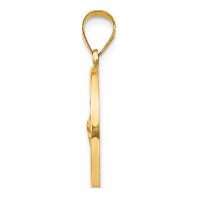 14K Yellow Gold St Jude Thaddeus Medal Pendant – view 3