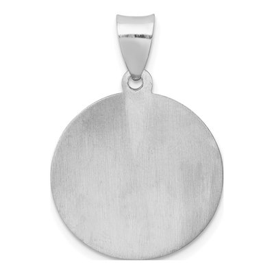 14K White Gold St Jude Thaddeus Medal Pendant – view 5