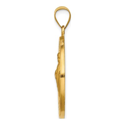 14K Yellow Gold St Jude Thaddeus Medal Pendant – view 3