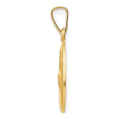 14K Yellow Gold St Jude Thaddeus Medal Pendant – view 3