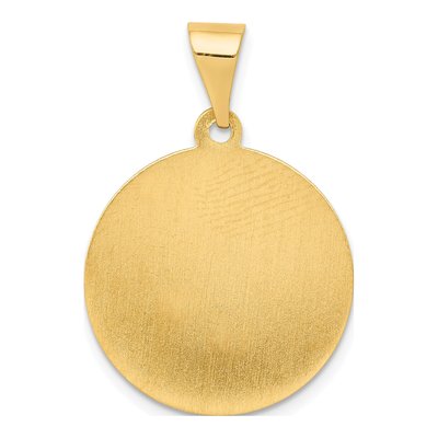 14K Yellow Gold St Matthew Medal Pendant – view 5