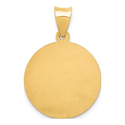 14K Yellow Gold St Nicholas Medal Pendant – view 5