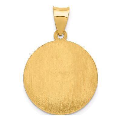 14K Yellow Gold St Patrick Medal Pendant – view 5