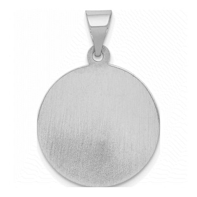 14K White Gold St Patrick Medal Pendant – view 5