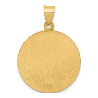 14K Yellow Gold St Patrick Medal Pendant – view 5
