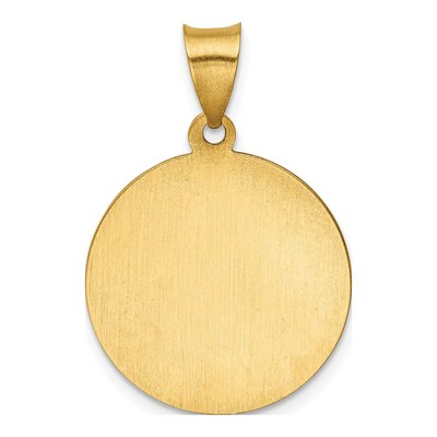 14K Yellow Gold St Peregrine Medal Pendant – view 5