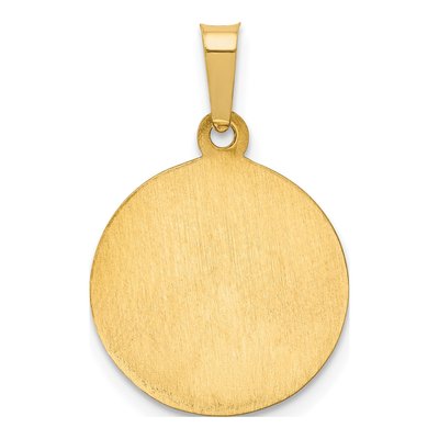 14K Yellow Gold St Peregrine Medal Pendant – view 5