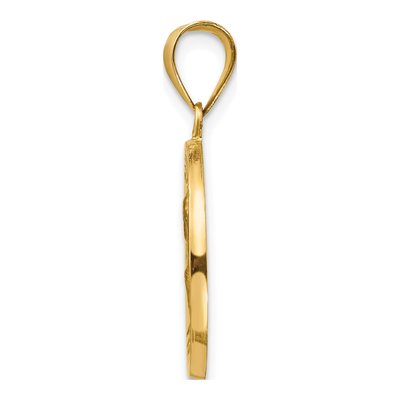 14K Yellow Gold Saint Peter Medal Pendant – view 3