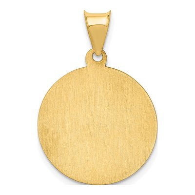 14K Yellow Gold Saint Peter Medal Pendant – view 5