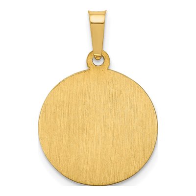 14K Yellow Gold St Peter Medal Hollow Pendant – view 5