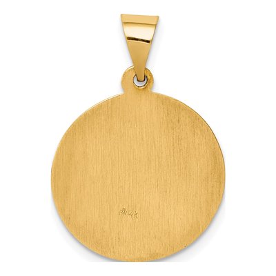 14K Yellow Gold St Raphael Medal Pendant – view 5