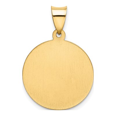 14K Yellow Gold First Communion Medal Pendant – view 5