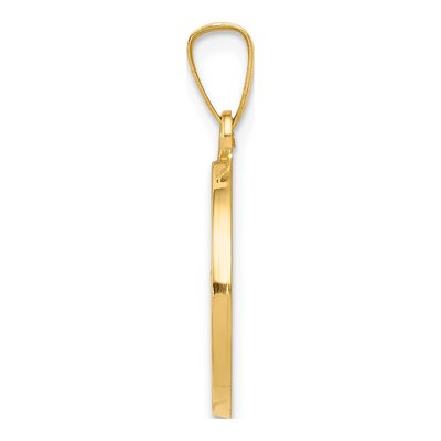 14K Yellow Gold Confirmation Medal Pendant – view 3