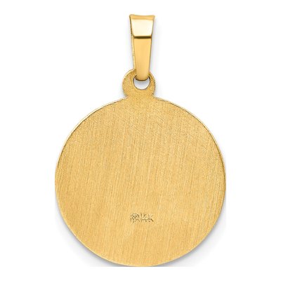 14K Yellow Gold Confirmation Medal Pendant – view 5