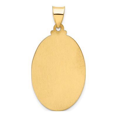 14K Yellow Gold St Christopher Medal Pendant – view 5