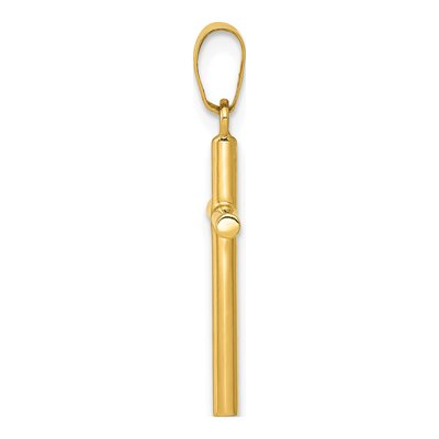 14K Yellow Gold Cross Pendant – view 3