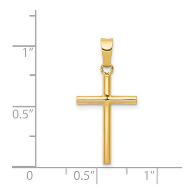 14K Yellow Gold Cross Pendant – view 4