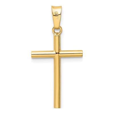 14K Yellow Gold Cross Pendant – view 5
