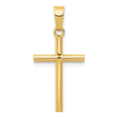 14K Yellow Gold Cross Pendant
