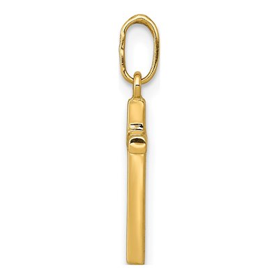 14K Yellow Gold Cross Pendant – view 3