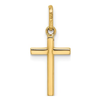 14K Yellow Gold Cross Pendant – view 5