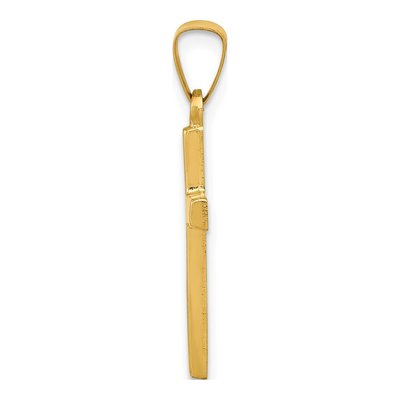 14K Yellow Gold Latin Cross Pendant – view 3