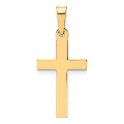 14K Yellow Gold Latin Cross Pendant – view 5